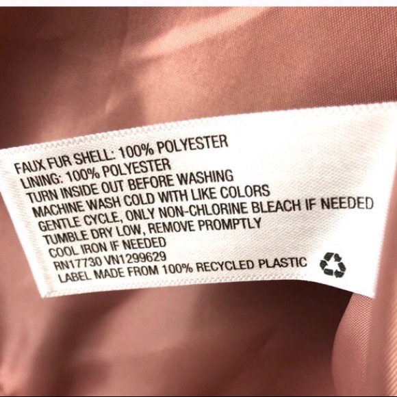 Women’s Pink Faux Fur Wild Fable Jacket - Picture 7 of 8